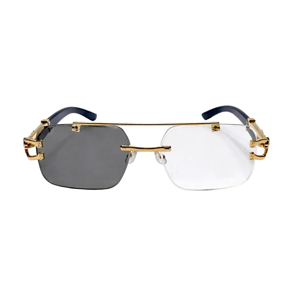 Cheetah Photochromic Metal Frame Sunglasses