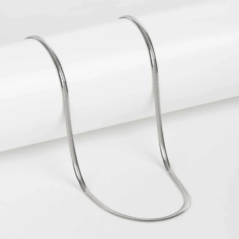 Mini Snake Silver Chain