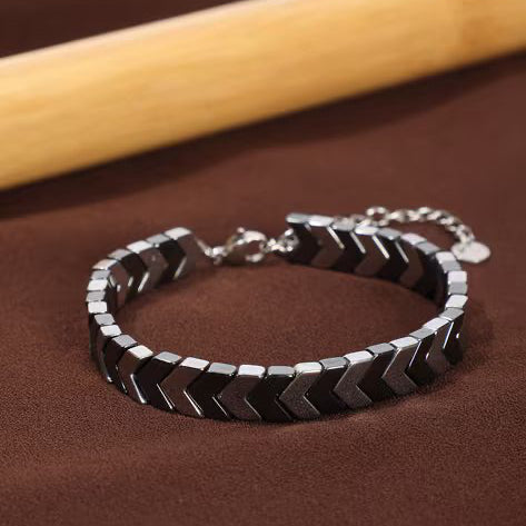 Arrows Bracelet (Silver-Black)