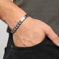 Arrows Bracelet (Silver-Black)