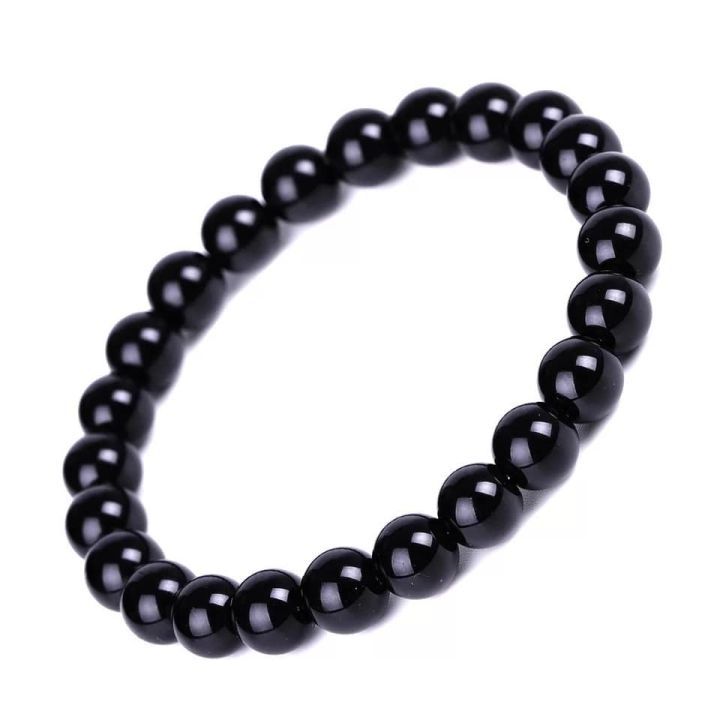 Black Beads Bracelet Stylish Shiny