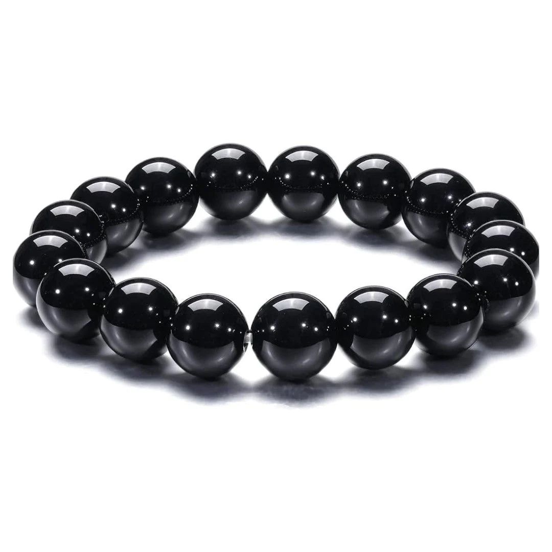 Black Beads Bracelet Stylish Shiny